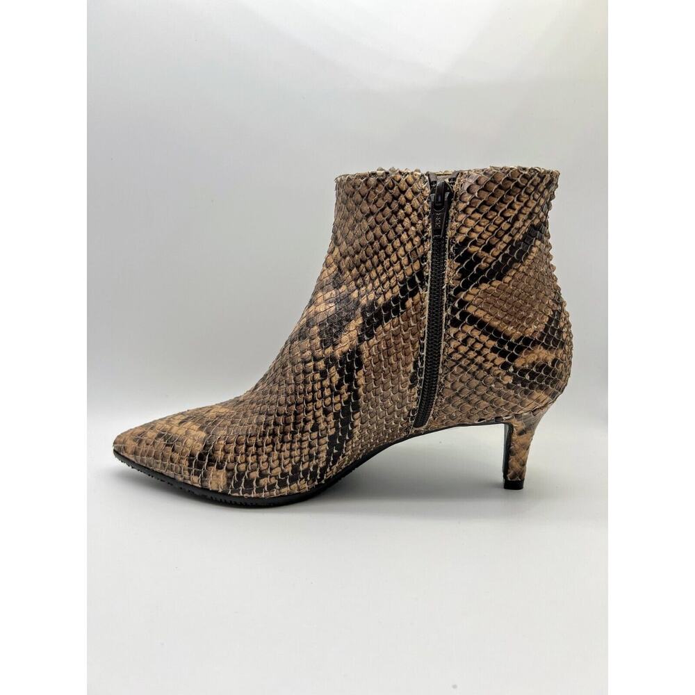 Cordani Garvie Leather Boot Taupe Python Women's … - image 6